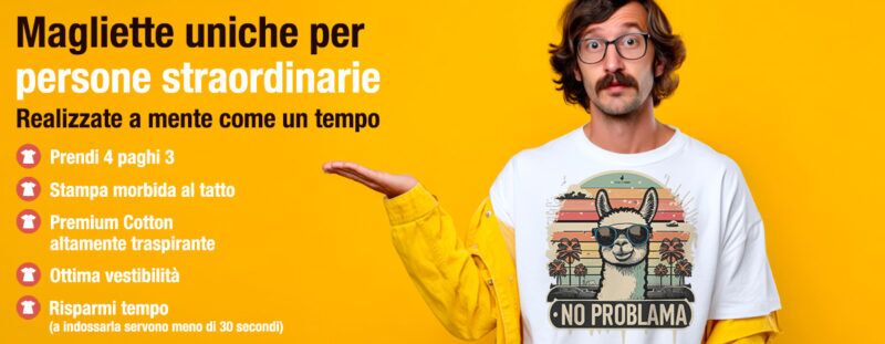 Negozo Magletta con stampa lettera e dnosauro on-lne. Shen offre Magletta con stampa