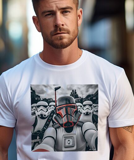 Maglietta Divertente: Stormtrooper Selfie